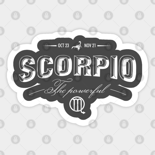 Scorpio Sticker by Litho